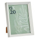 Photo frame WPC0235MG-3-WH White Glass Plastic (6 Units)