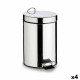 Papelera con Pedal Berilo B0010-7L Plateado Acero Inoxidable Plástico 7 L (4 Unidades)