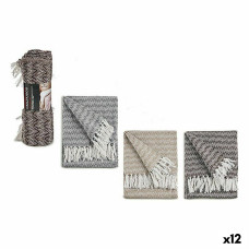 Cubre sofá ITEM NO.25 PLAIDS Marrón Gris Natural 160 x 130 cm Espiga (12 Unidades)