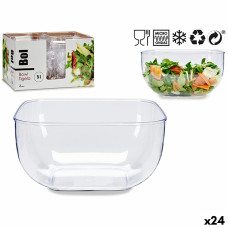 Salad Bowl CK80688-1 Transparent polystyrene 5 L 26 x 12,5 x 26 cm (24 Units)