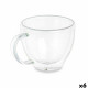 Tea and coffee cup Vivalto OCT-DG2397 Transparent Borosilicate Glass 140 ml (6 Units)