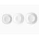 Set de Vajilla Vivalto F-LFP95-85-90 Blanco Vidrio opalino (2 Unidades)