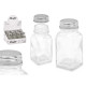 Salero Vivalto YHP-F0409/DH12 Transparente Metal Vidrio 4 x 9 x 4 cm (12 Unidades)