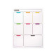 Imanes Pincello 424 Blanco 33,5 x 48 x 0,5 cm Nevera A3 (12 Unidades)