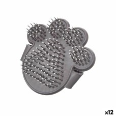 Cepillo para Perros Mascow 336 Gris 10,5 x 10 x 3 cm (12 Unidades)