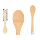Ladle Kinvara KT200063-3 Bamboo 6 x 30 x 0,8 cm (12 Units)