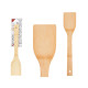 Kitchen Spatula Kinvara KT200063-1 Bamboo 6 x 30 x 0,4 cm (12 Units)