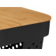 Caja Multiusos Kinvara CH52980 (26) Marrón Negro Bambú Polipropileno 35,7 x 14 x 26,2 cm (6 Unidades)