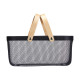 Multi-purpose basket Kinvara 1031 Black Wood Metal 42,5 x 18 x 26,5 cm (6 Units)
