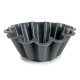 Molde para Repostería Kinvara HH477 Gris claro Gris oscuro Silicona 1,5 L 24,5 x 10 x 24,5 cm (6 Unidades)