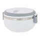 Fiambrera Kinvara SW8034A-1 1 Blanco Gris Antracita Acero Inoxidable Polipropileno 700 ml 16 x 9 x 14,5 cm (6 Unidades)