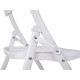 Silla Plegable 12721 Blanco 59 x 50 x 82 cm 108 x 11,5 x 50 cm (4 Unidades)