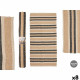 Alfombra NO.04 Blanco Marrón Negro 70 x 140 cm (8 Unidades)
