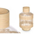 Jarra decorativa SG-30554 Transparente Natural 16 x 27,5 x 16 cm (6 Unidades)