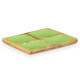 Tray with Compartments MALI-991 G Green 31 x 3 x 3 cm (6 Units)