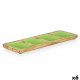 Tray with Compartments MALI-941 G Green 46 x 3 x 17 cm (6 Units)