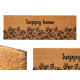 Doormat Happy home Natural PVC Coconut Fibre 120 x 1 x 40 cm (6 Units)