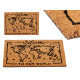 Felpudo World Estampado PVC Fibra de coco 40 x 2 x 60 cm (10 Unidades)