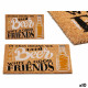 Felpudo Beer Estampado PVC Fibra de coco 60 x 2 x 40 cm (10 Unidades)