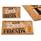 Felpudo Beer Estampado PVC Fibra de coco 60 x 2 x 40 cm (10 Unidades)