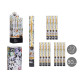 Confetti cannon 9901-80 Multicolour Paper Cardboard Plastic 5 x 79 x 5 cm (12 Units)