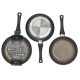 Non-stick frying pan Kinvara 9 Black Aluminium Bakelite 22 cm Induction