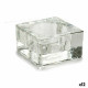 Portavelas Transparente Vidrio 6 x 3 x 6 cm (12 Unidades)