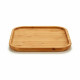 Bandeja de Aperitivos Kinvara JWKW-3710 Marrón Cuadrada 20 x 1,5 x 20 cm (12 Unidades)