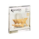 Escurridor para Fregadero Kinvara KT200046 Marrón 48 x 38 x 27,5 cm (6 Unidades)