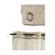Cortina Beige 140 x 0,1 x 260 cm (6 Unidades)
