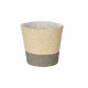 Macetero Ibergarden 86442 Gris Cuerda Plástico 14 x 12,5 x 14 cm (24 Unidades)