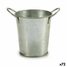 Macetero Ibergarden A52000-B Plateado Zinc Cubo 16 x 12 x 11 cm (72 Unidades)