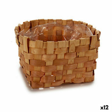 Macetero Ibergarden 3 Marrón Caña Redonda 23 x 12 x 23 cm (12 Unidades)