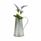 Plant pot Ibergarden J60700-B Silver Zinc Pattern Milk jug 17 x 21,5 x 11,3 cm (24 Units)