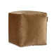 Puff Terciopelo Marrón 30 x 30 x 30 cm (4 Unidades)
