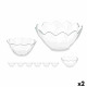 Set of bowls Pasabahce Hasir Transparent Glass (2 Units)