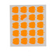 Adhesive labels Pincello 1711090 22 x 49 mm Apple (12 Units)