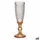 Copa de champán Vivalto PR-00719B/BHA6 Ambar Vidrio 180 ml Puntos (6 Unidades)