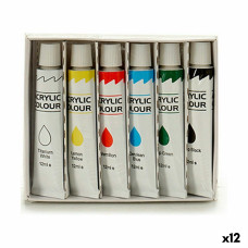 Set de pintura Pincello AC1206 Multicolor 12 ml Pintura acrílica (12 Unidades)