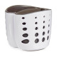 Portaestropajos para Fregadero Kinvara CC14373-1 Polietileno Poliestireno 9,7 x 8,5 x 9,7 cm Doble (12 Unidades)