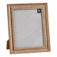 Photo frame 26 x 2 x 31 cm Crystal Wood Brown Copper Plastic (6 Units)