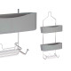 Colgador para la Ducha Berilo W7072 - 383 Gris Metal Plástico 28 x 60 x 14 cm (6 Unidades)