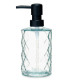Dispensador de Jabón Berilo CN-B5463VB-1-367 Transparente Cristal Plástico Diamante 410 ml 9 x 18 x 7 cm (12 Unidades)