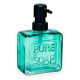 Dispensador de Jabón Berilo Pure Soap Verde Cristal Plástico 250 ml 9 x 15 x 5 cm (12 Unidades)