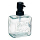 Dispensador de Jabón Berilo Pure Soap Transparente Cristal Plástico 250 ml 9 x 15 x 5 cm (12 Unidades)