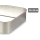 Roasting Tin Kinvara 100153 Silver Aluminium 26 x 6,5 x 41 cm