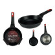 Sartén Kinvara Molten Negro Aluminio Baquelita