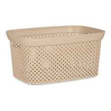 Basket Kipit 081057-5 Beige Plastic 10 L 24 x 17 x 35 cm