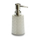 Soap Dispenser Ceramic 150 ml Silver Metal