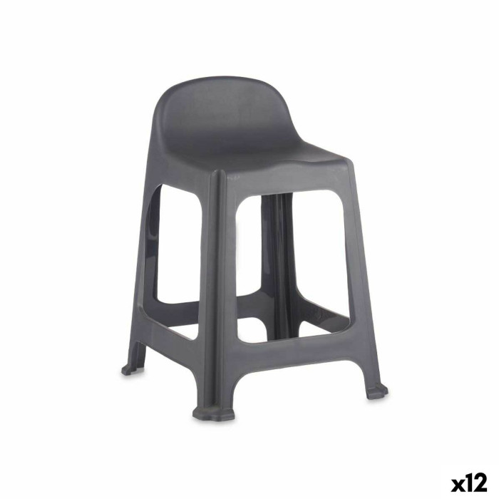 Taburete Kipit Polipropileno 40 x 59 x 44 cm (12 Unidades) Taburete Kipit Polipropileno 40 x 59 x 44 cm (12 Unidades)